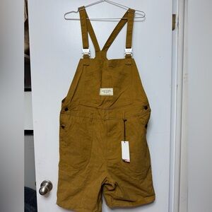 RARE NORDSTROM Men's Mustard Overalls Shorts